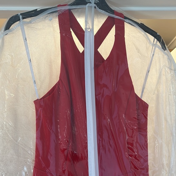 Red Lulus Backless Dress, Size M - Picture 4 of 4